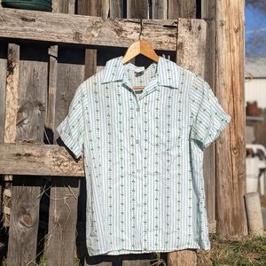 Vintage Girl Scouts Button Up